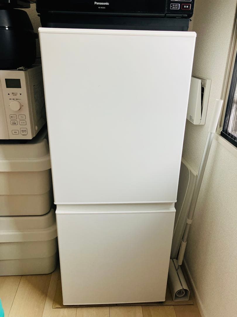 2022年製　無印　126L 冷蔵庫　冷凍庫　MJ‐R13B ホワイト　引き取り