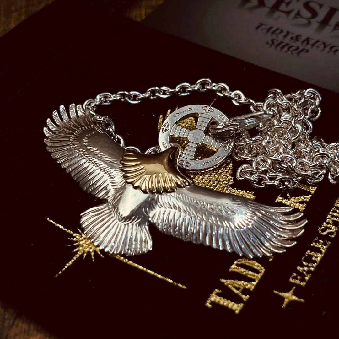 TADY&KING ネックレス カスタム 頭金 中イーグル ゴローズ魂を継承