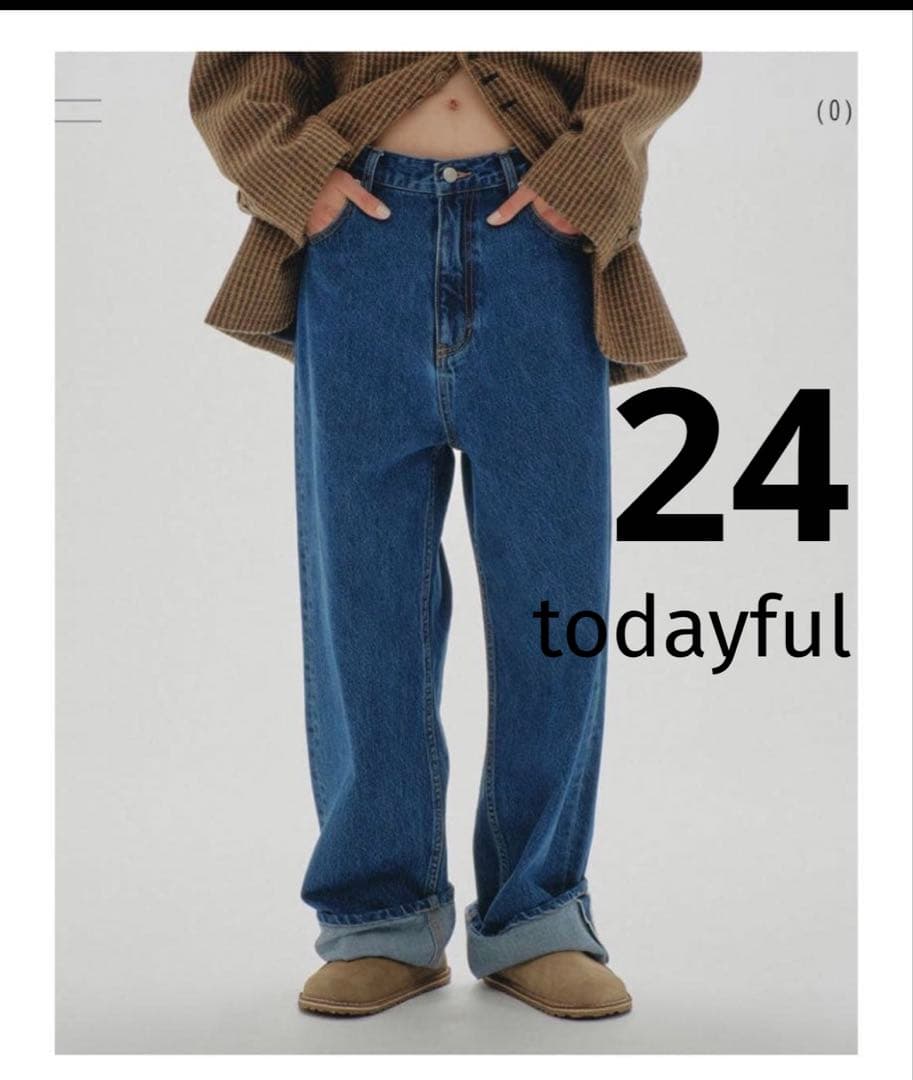 todayful Cary's Denim ブルー24