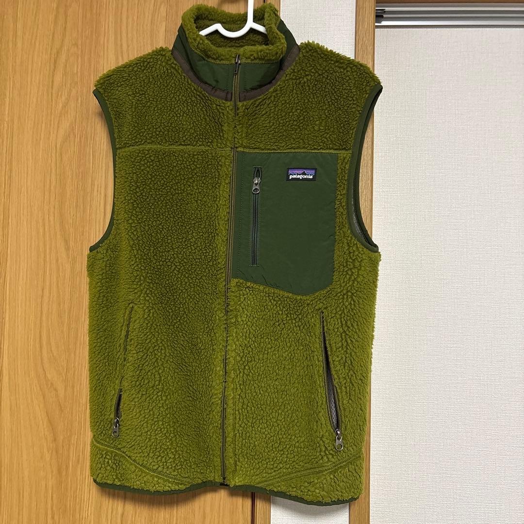 patagonia パタゴニア レトロX フリース ボアベスト オリーブグリーン