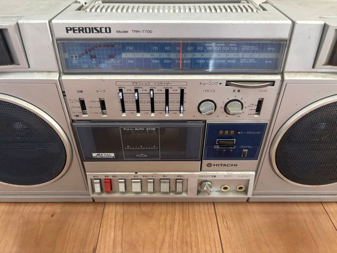 日立 HITACHI パディスコ PERDISCO TRK-7700 昭和レトロ