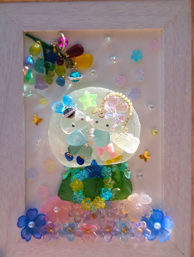 シーグラスアート　 七夕ドーム☆ 他2点　たかりん様おまとめ　お取り置き