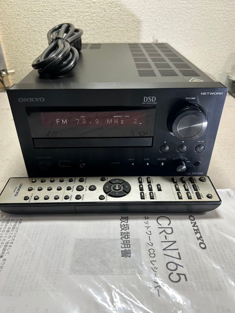U16 整備ONKYO CR-N765 (B)ハイレゾネットワークレシーバー