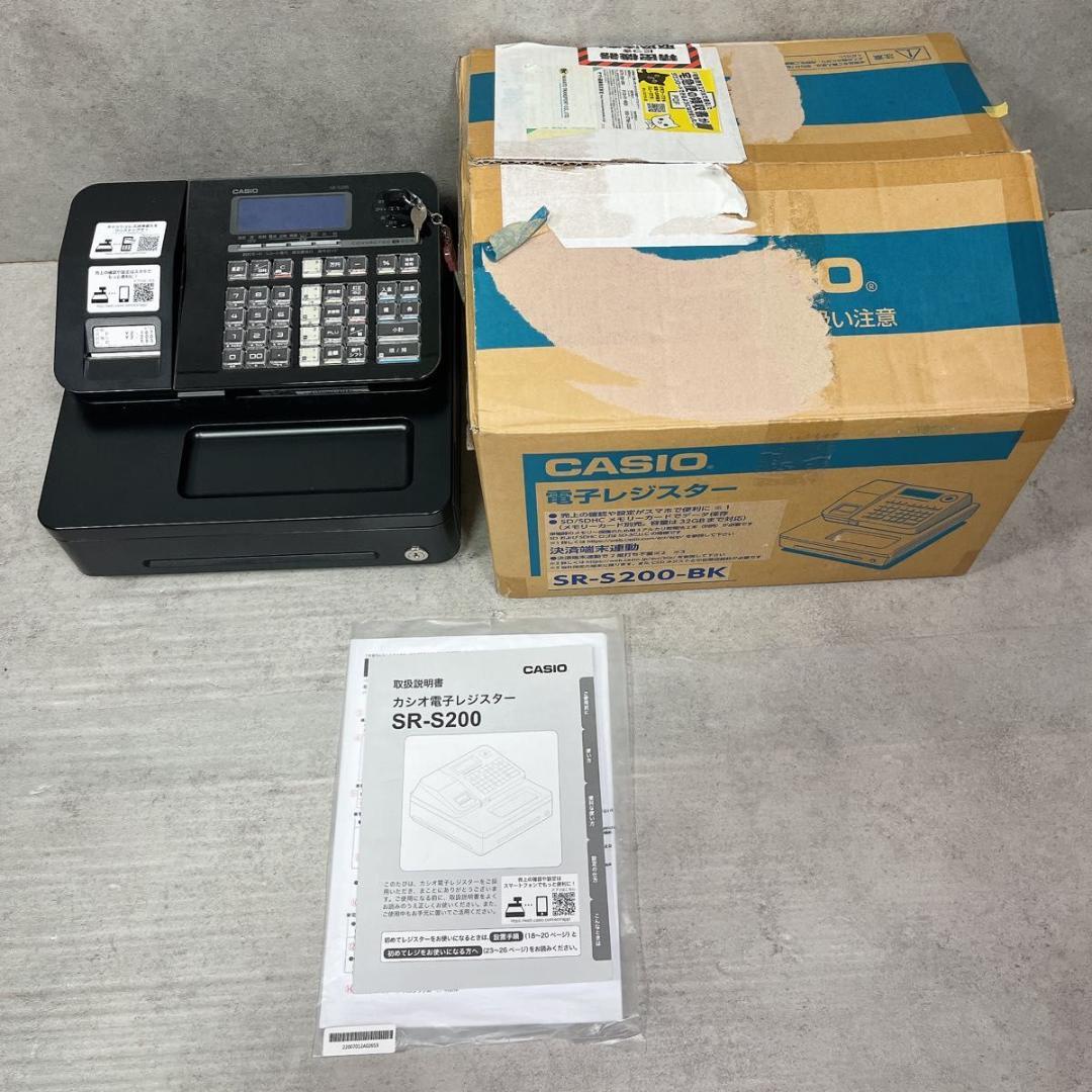 カシオ CASIO レジスタ SR-S200-BK ブラック