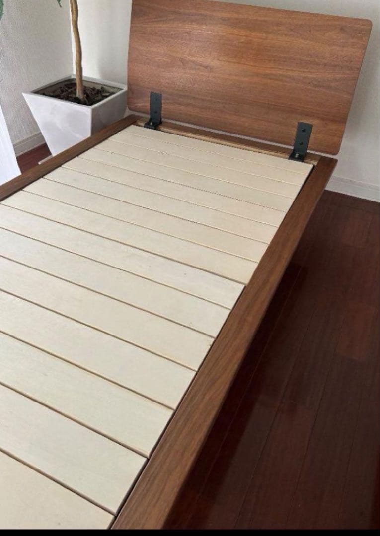 無印良品 シングルベッド　木製ベッド