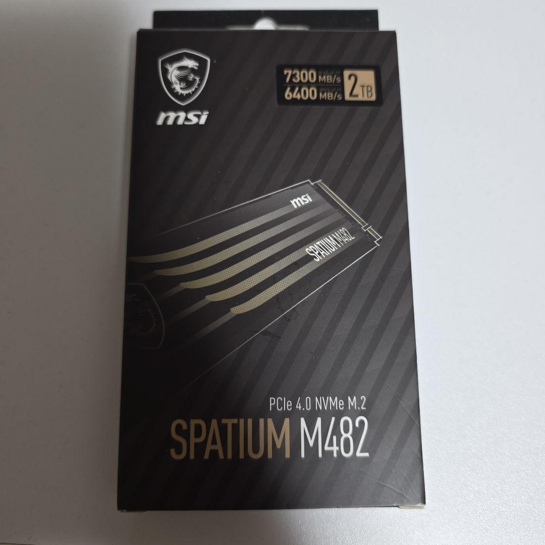 内蔵型SSD msi spatium m482 2tb