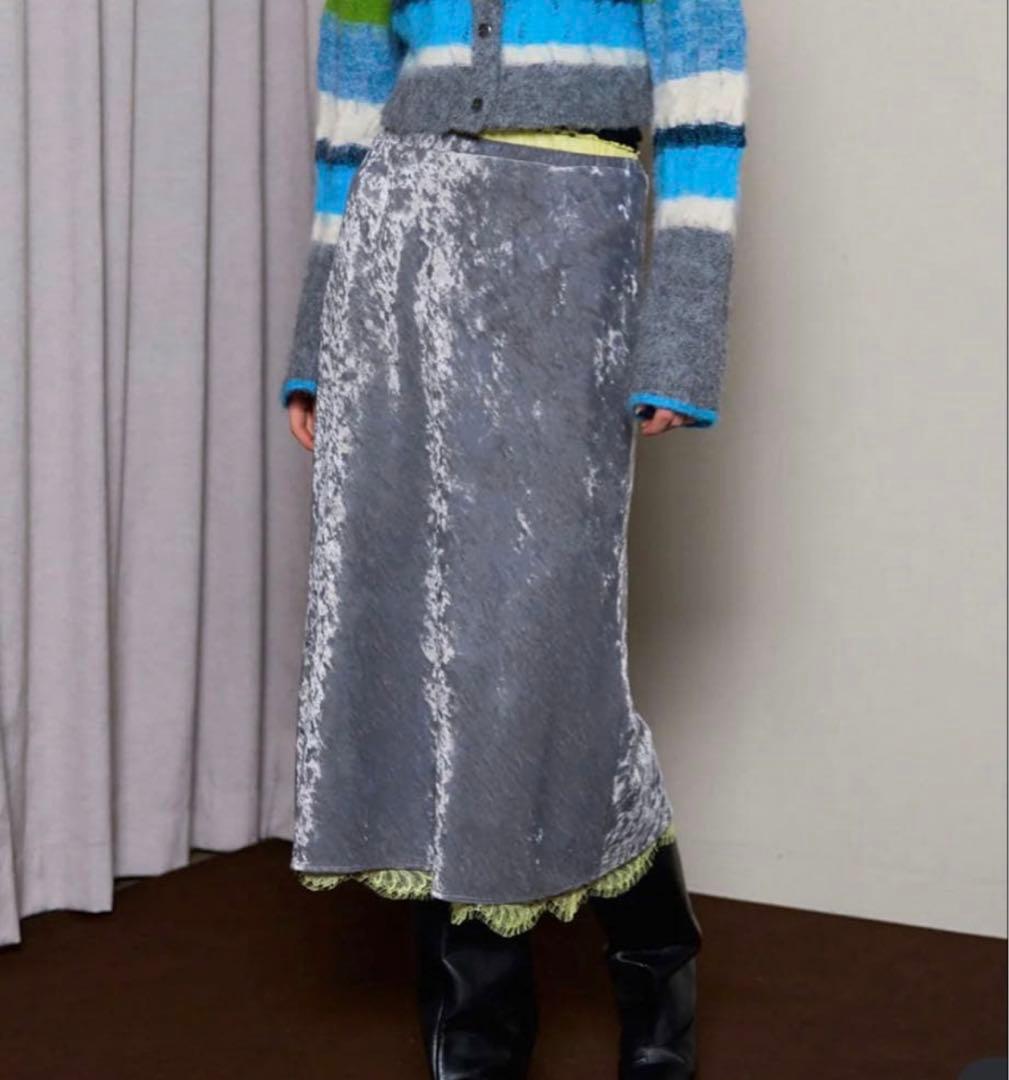 スカート maison special Multiway Velor Skirt