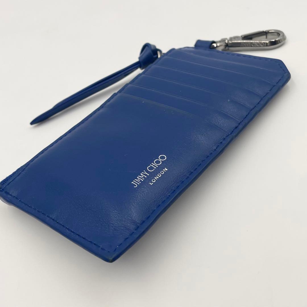 【未使用級】ジミーチュウ×エリック・ヘイズ フラグメントケース 財布 ブルー