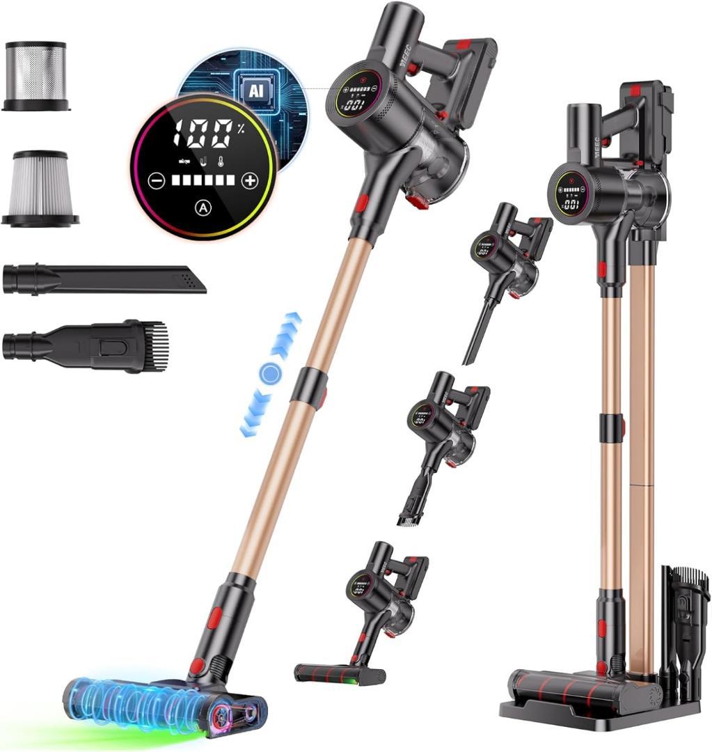 掃除機 コードレス 業界初独立モータ 自走式 80Kpa 超強力 70分連続稼働