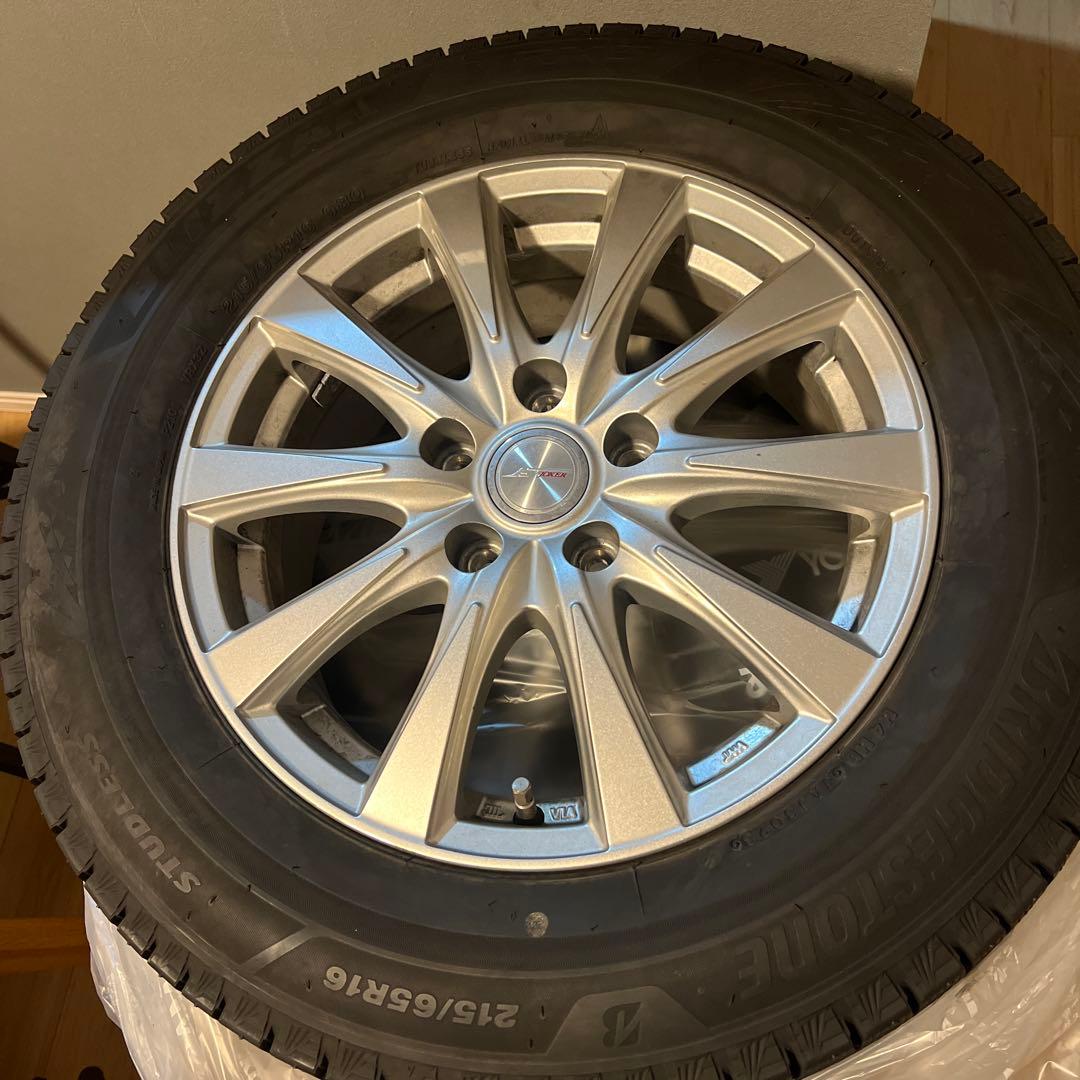 ブリヂストン スタッドレスタイヤ 215/65R16 ホイールセット美品