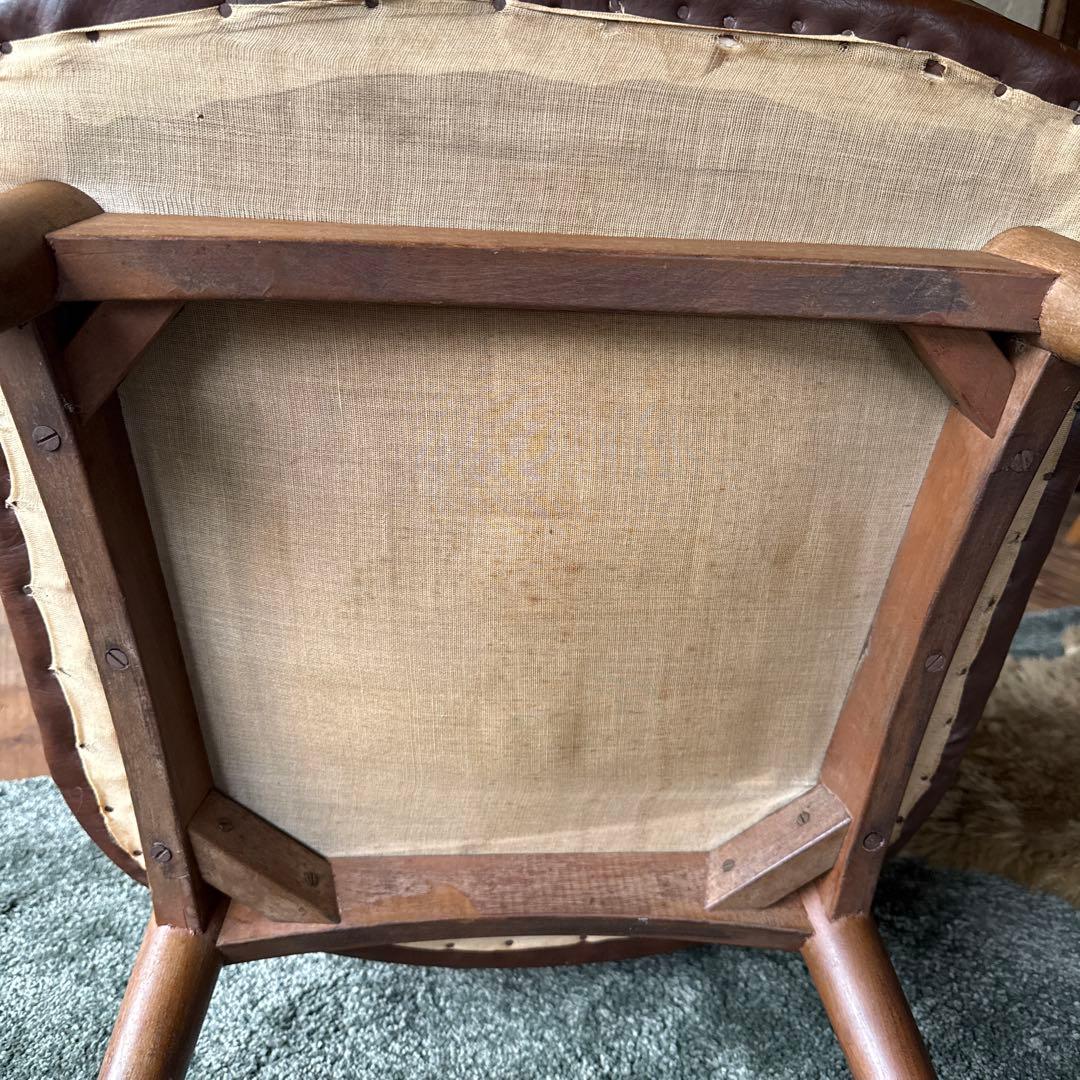 ビンテージ　シングルソファー　シンプル　ミッドセンチュリー