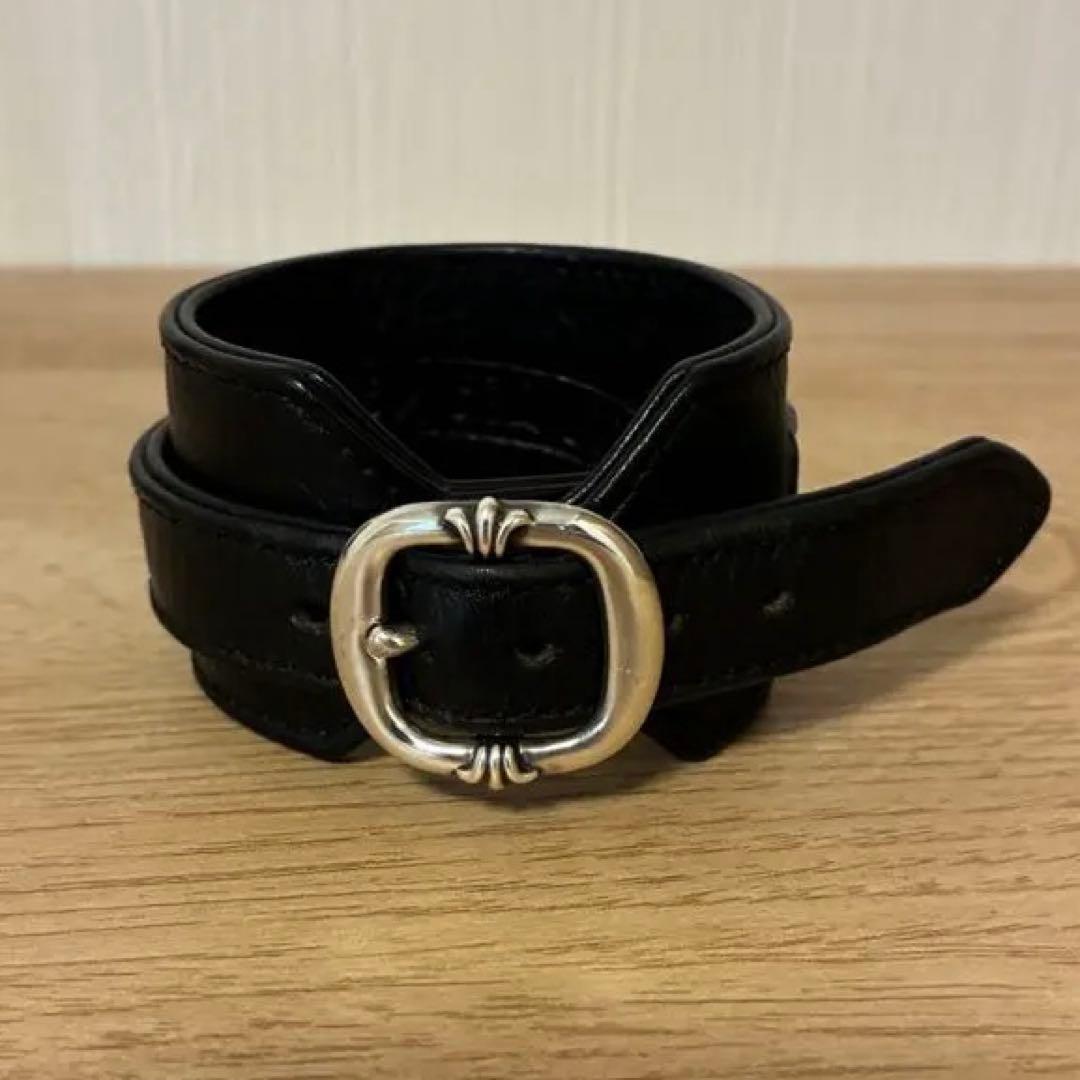 【正規品】CHROME HEARTS R&R ガンスリンガーレザーブレスレット