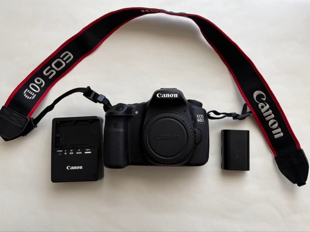 Canon EOS 60D 本体と付属品