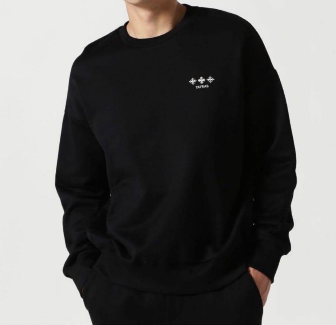 TATRAS ブラック スウェット トレーナー「美品」