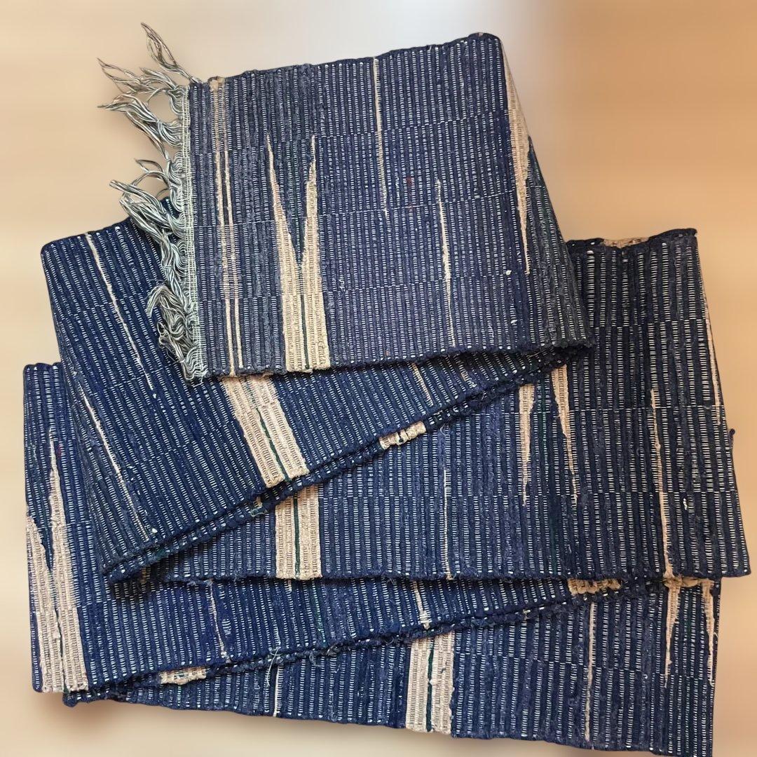 Os582 裂織 半幅帯