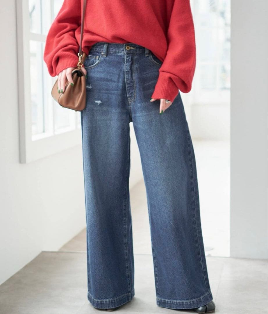 Spick&Span 51/2ファイブアンドハーフバギー デニム 29