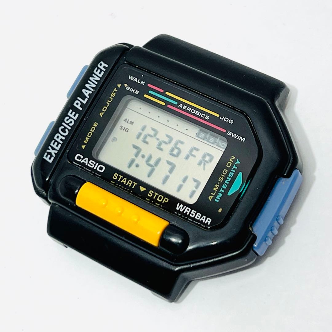 カシオ エクササイズプランナー EXP-10 デジタル 腕時計 稼働品