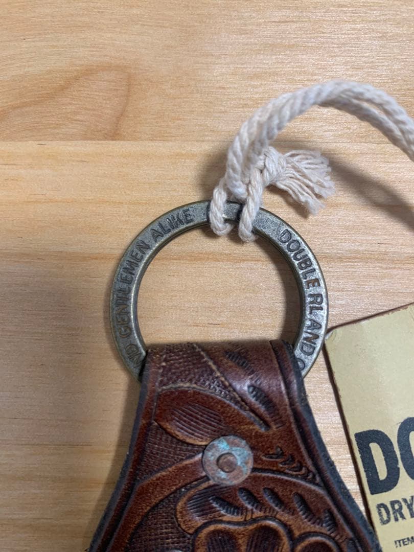 RRL ダブルアールエル ツールドレザー コンチョ キーフォブ キーリング①