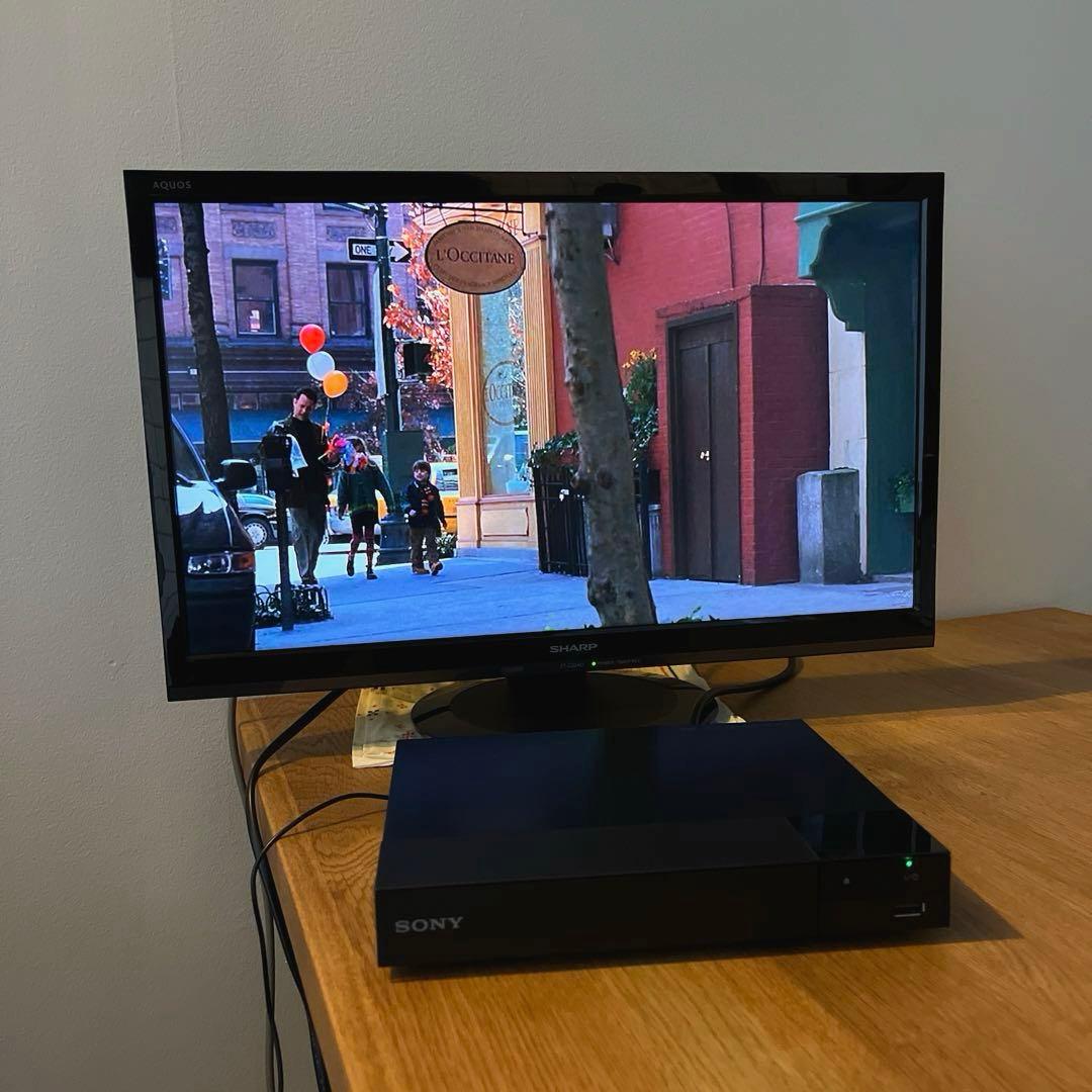 SHARP 液晶テレビ ／ SONY Blu-Ray DVD プレーヤーセット