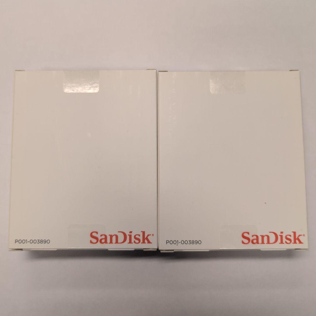 sandisk ssd 2tb　2個　新品未開封未使用