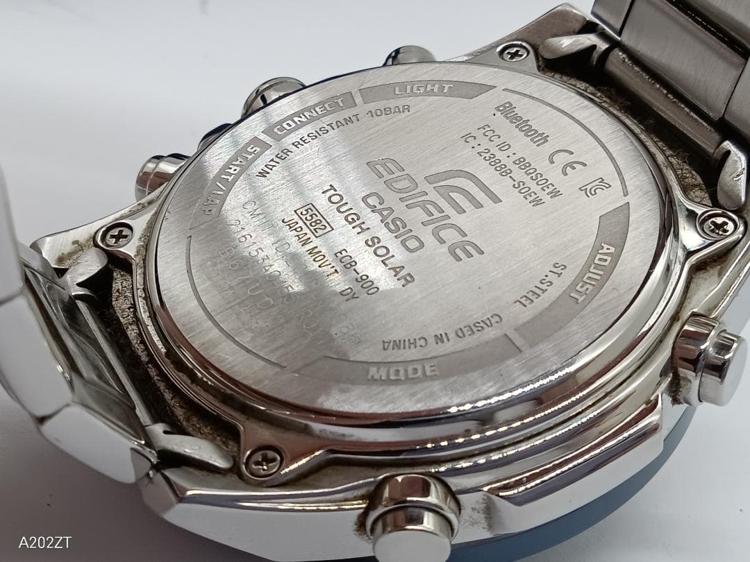 カシオ　CASIO EDIFICE　ECB-900 ブルー　ソーラー