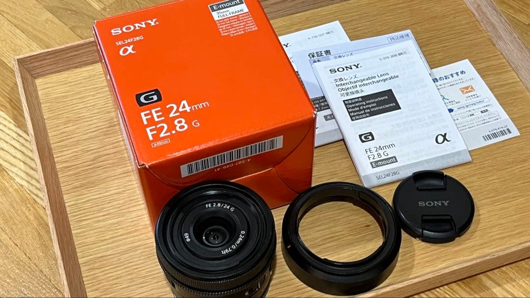 レンズ(単焦点) SONY FE24mm F2.8G (SEL24F28G)