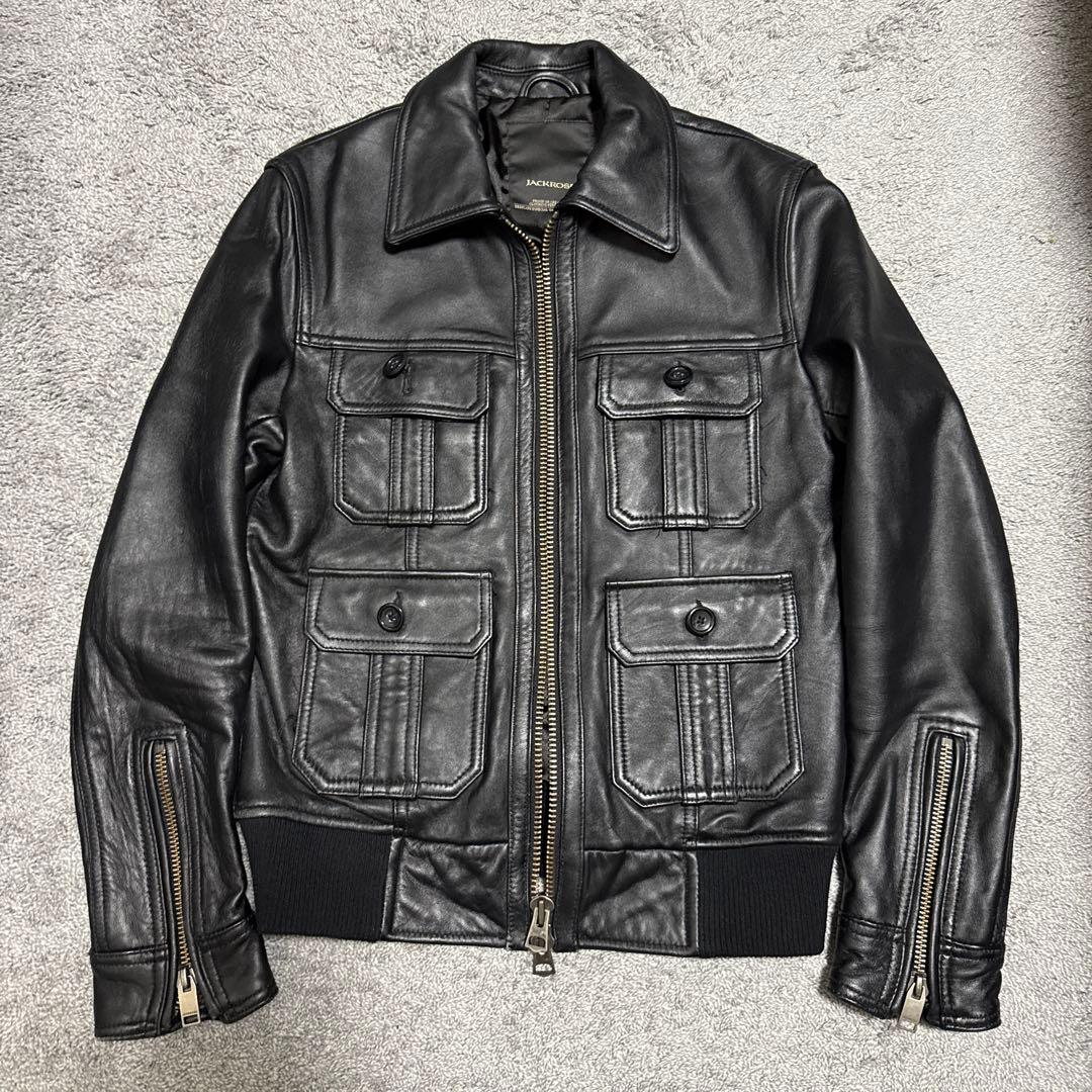 JACKROSE ジャックローズ レザージャケット ライダース M