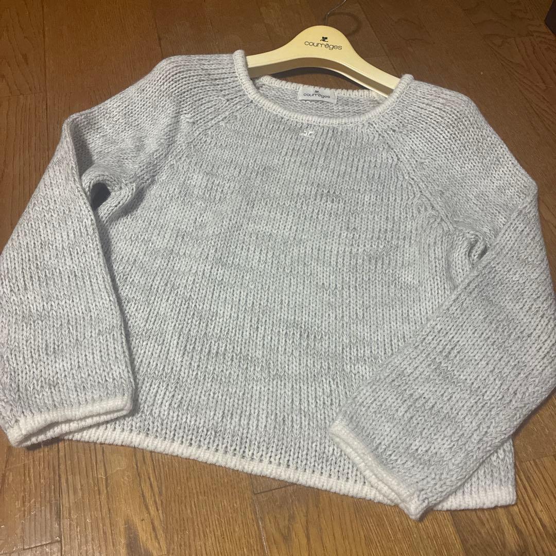専用です✨courregesグレー 長袖セーター