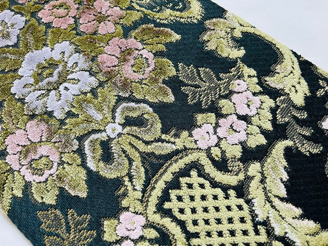 サイドカーテン　三角カーテン　スカラップ　金華山　桜　花籠　花かご　トラック