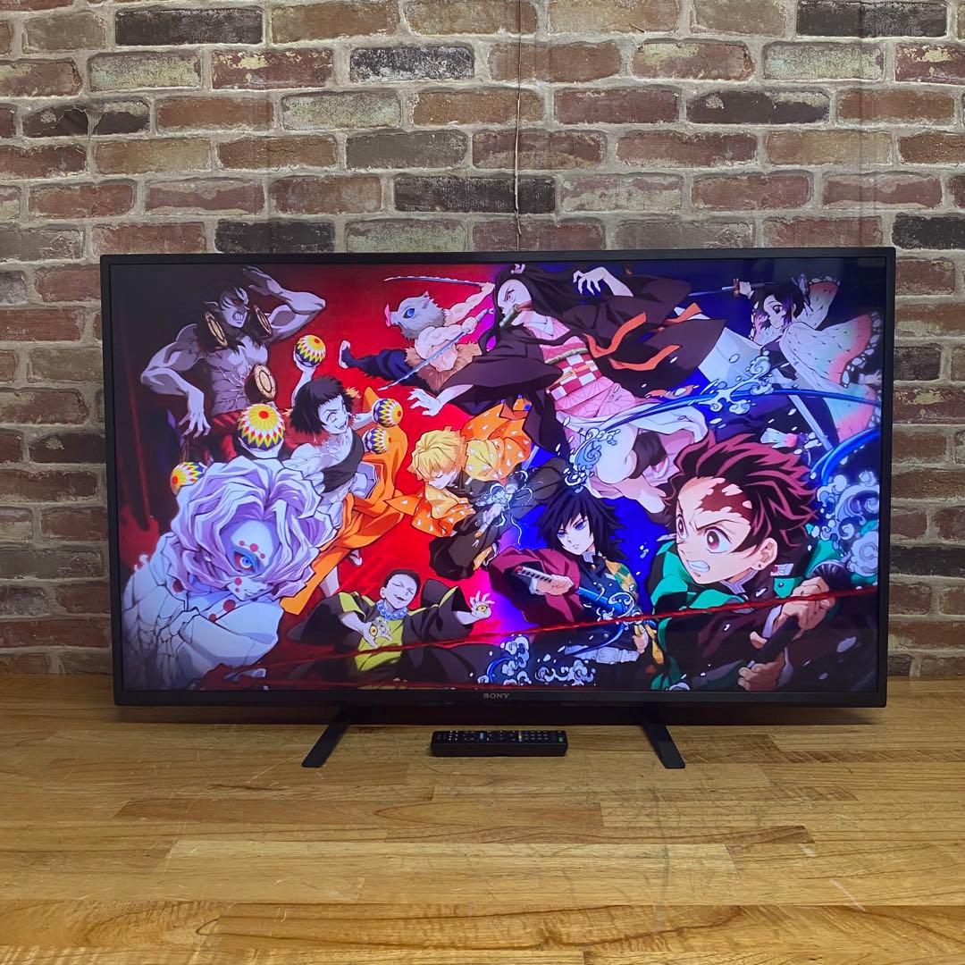 SONY 43V型 4K チューナーレス 液晶テレビ BRAVIA 動画アプリ○