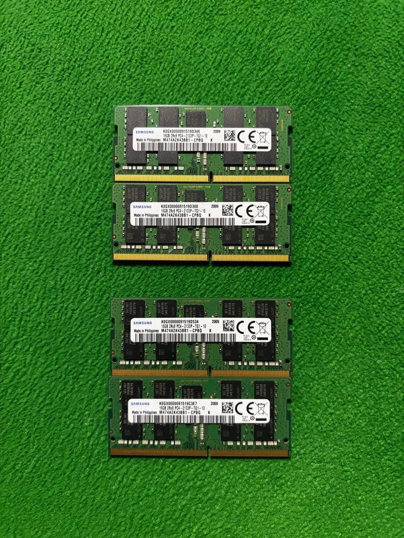 Samsung 16GB DDR4メモリ 2133p