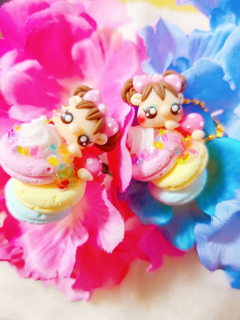 Summerソーダ　トラ　シャカシャカキーホルダー　フェイクスイーツ　チャーム