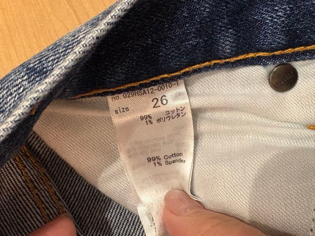 MOUSSY MVS フレアデニム 26インチ