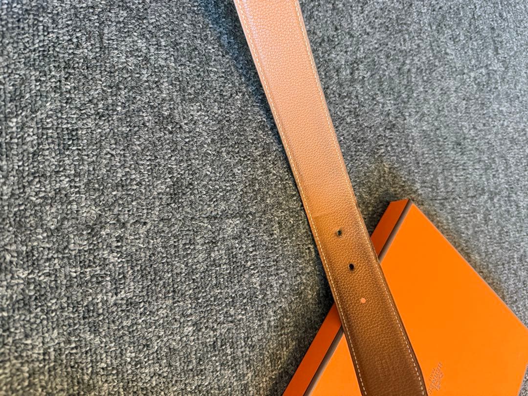 K*様 エルメス リバーシブルレザーベルト　サイズ90