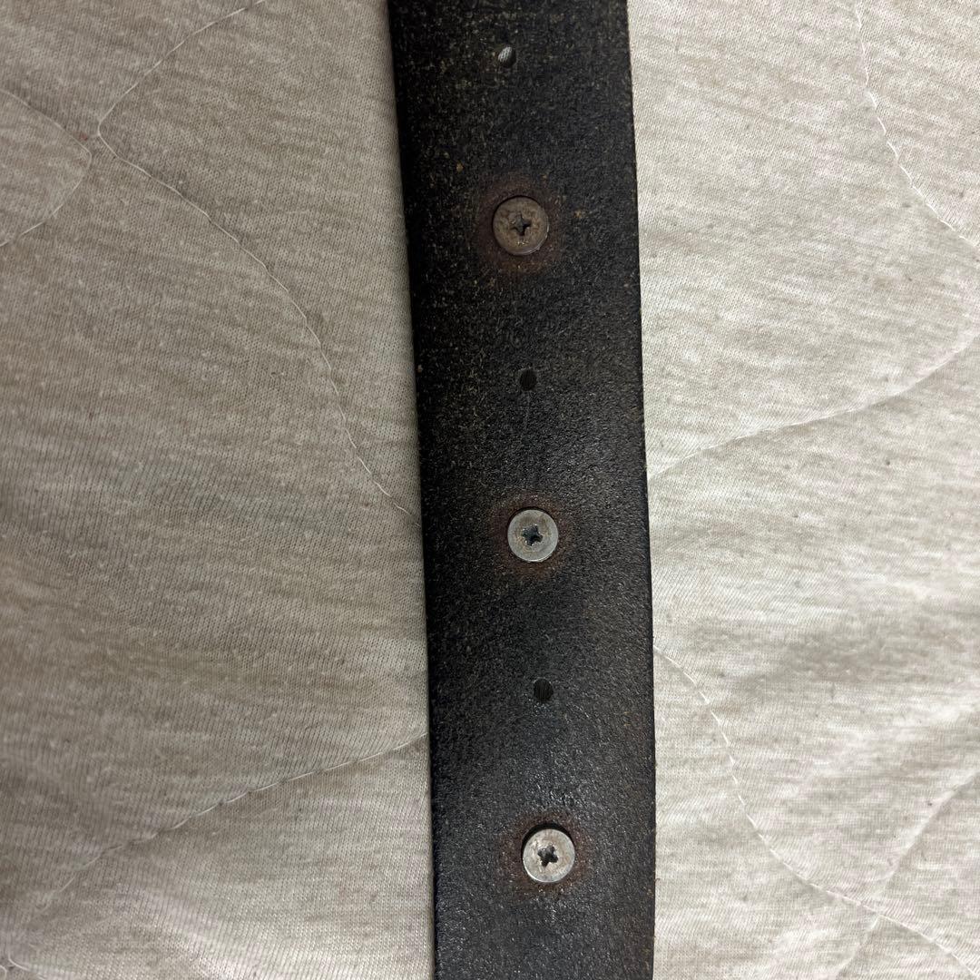 コンチョベルト レザーベルト ブラウンレザー バイカー ハーレーダビッドソン