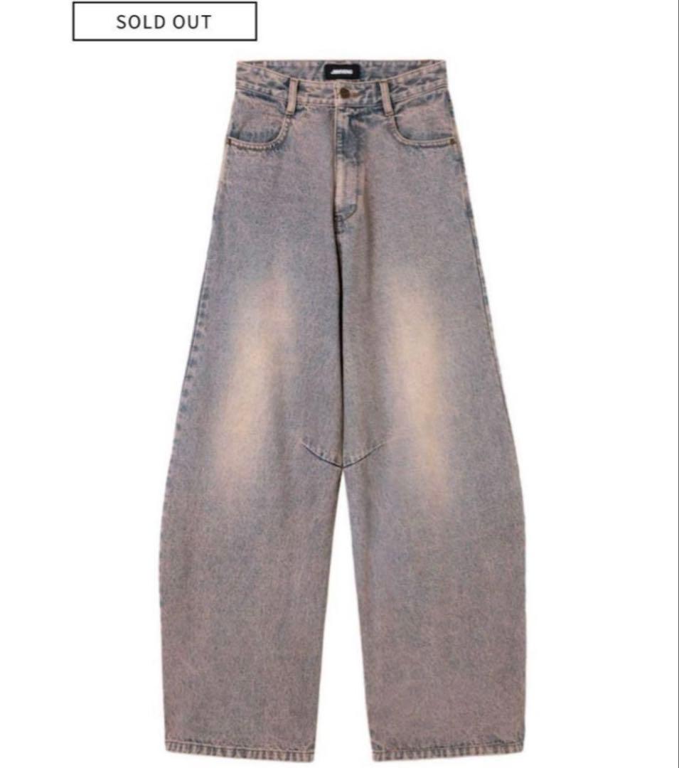 JIMWAG smart bomb denim pants PINK Mサイズ