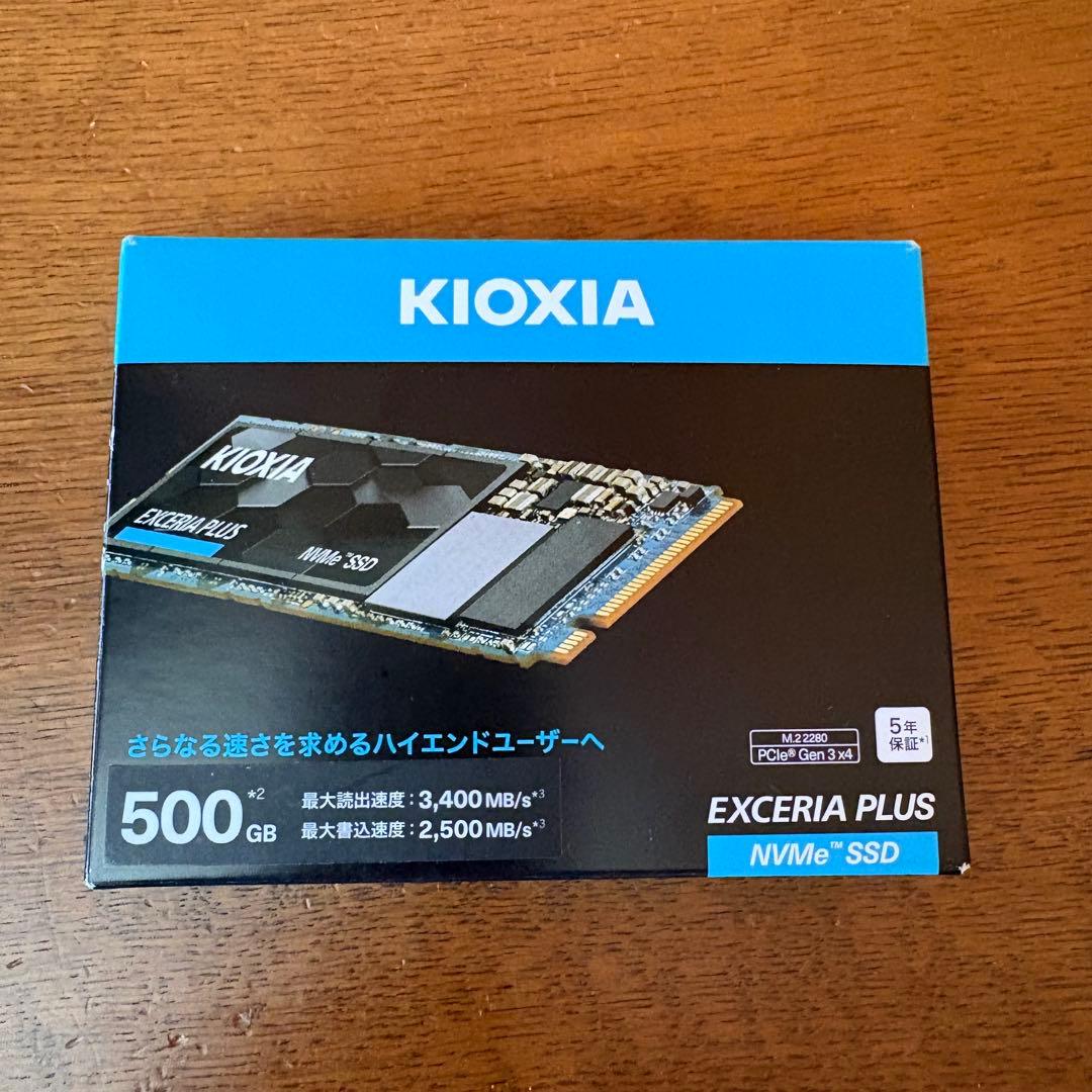 内蔵型SSD KIOXIA EXCERIA PLUS NVMe SSD 500GB