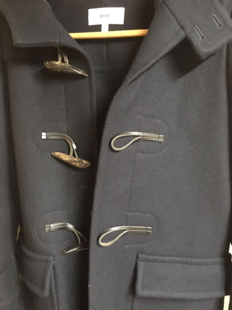 hyke ハイク　ネイビー　ダッフルコート