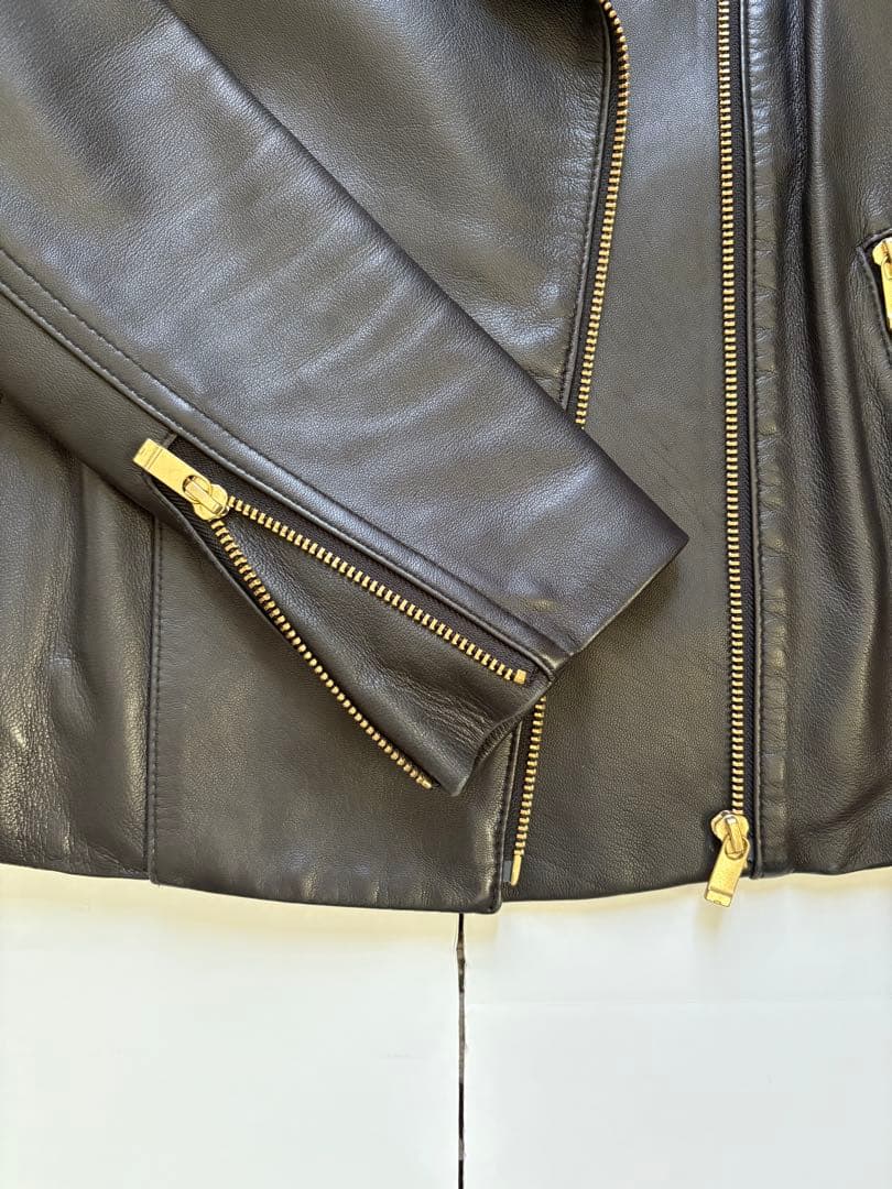 NOBLE ノーブル　本革ライダースジャケット　ブラック　38サイズ