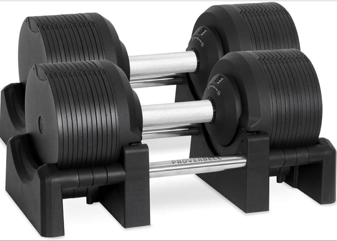 ②【①と同時購入必須】PROVERBELL 41.5kg 可変式ダンベル×2