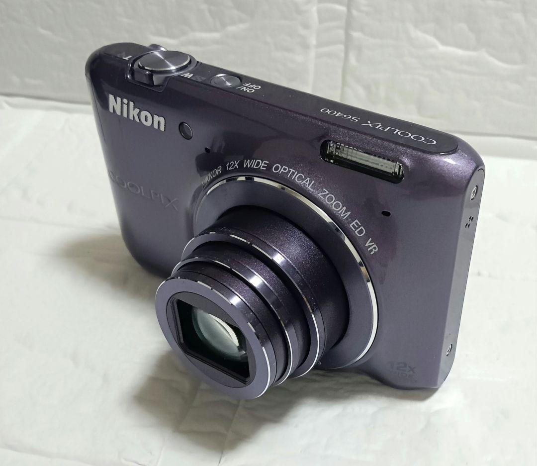〇Nikon Coolpix コンパクトデジタルカメラ パープル