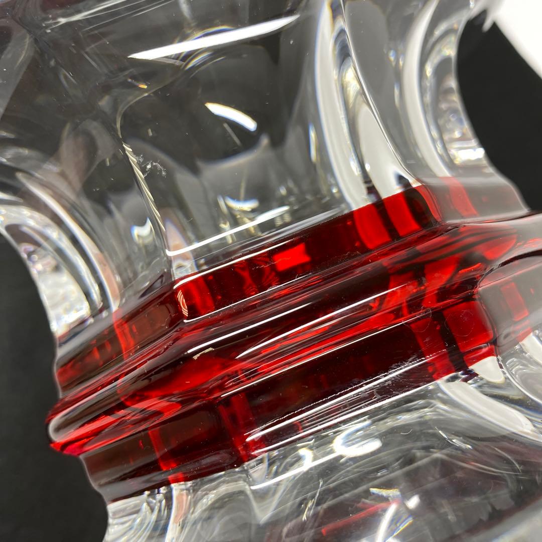 バカラ　バラスター　大花瓶　高さ約31㎝　東Y7-0227☆2Fトエコ