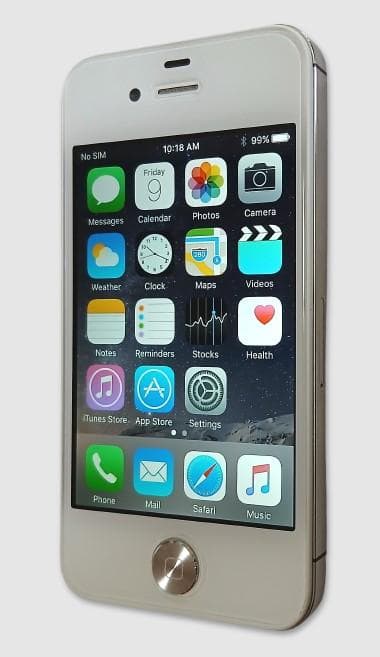 Softbank iPhone 4s 白 - 極上状態 100% バッテリー