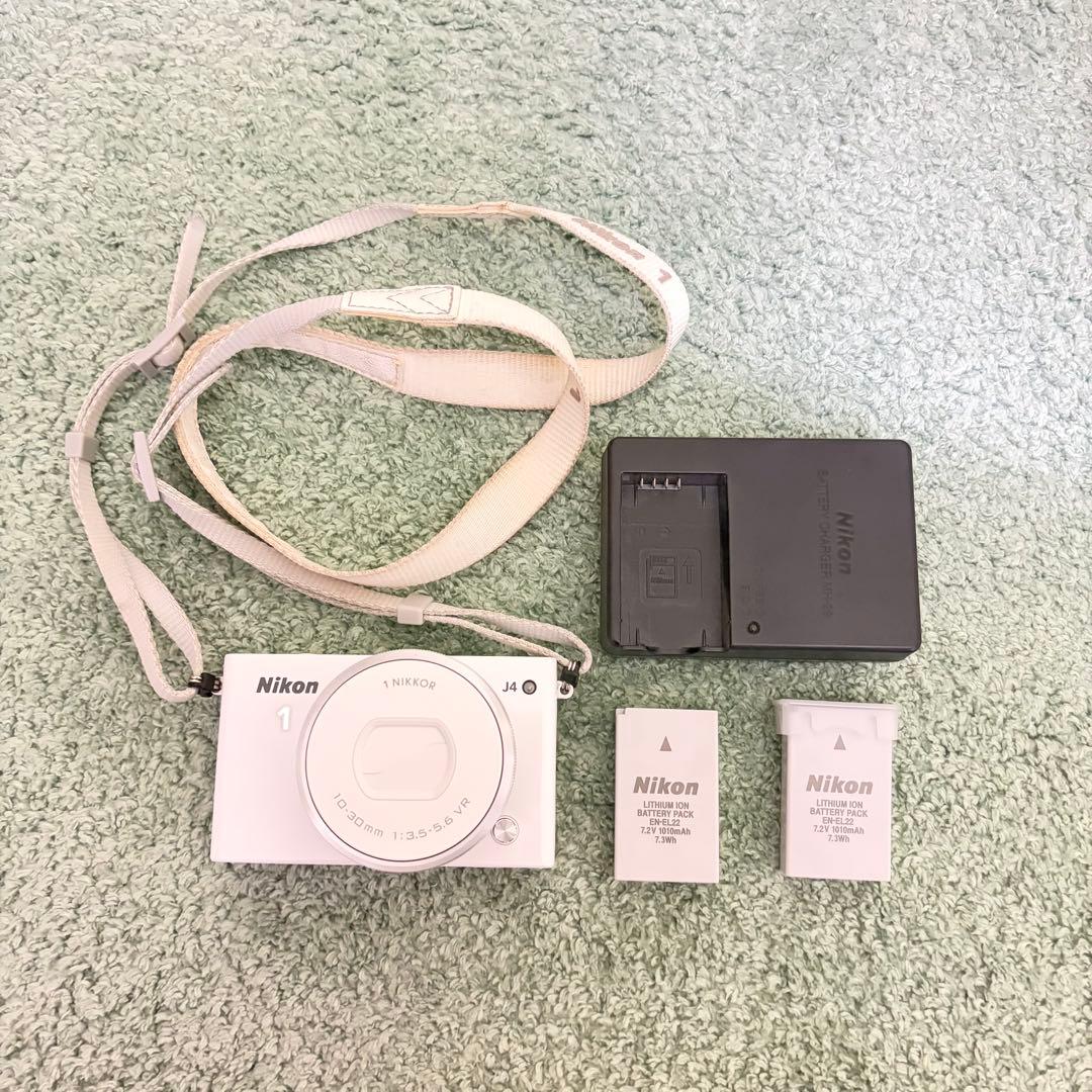 Nikon 1 J4 ホワイト ミラーレスカメラ 中古カメラ