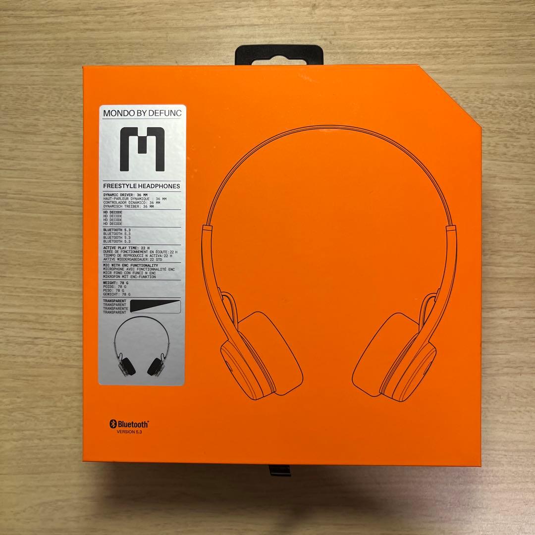 モンドバイデファンク ワイヤレスヘッドフォン　MONDO　BY　DEFUNC