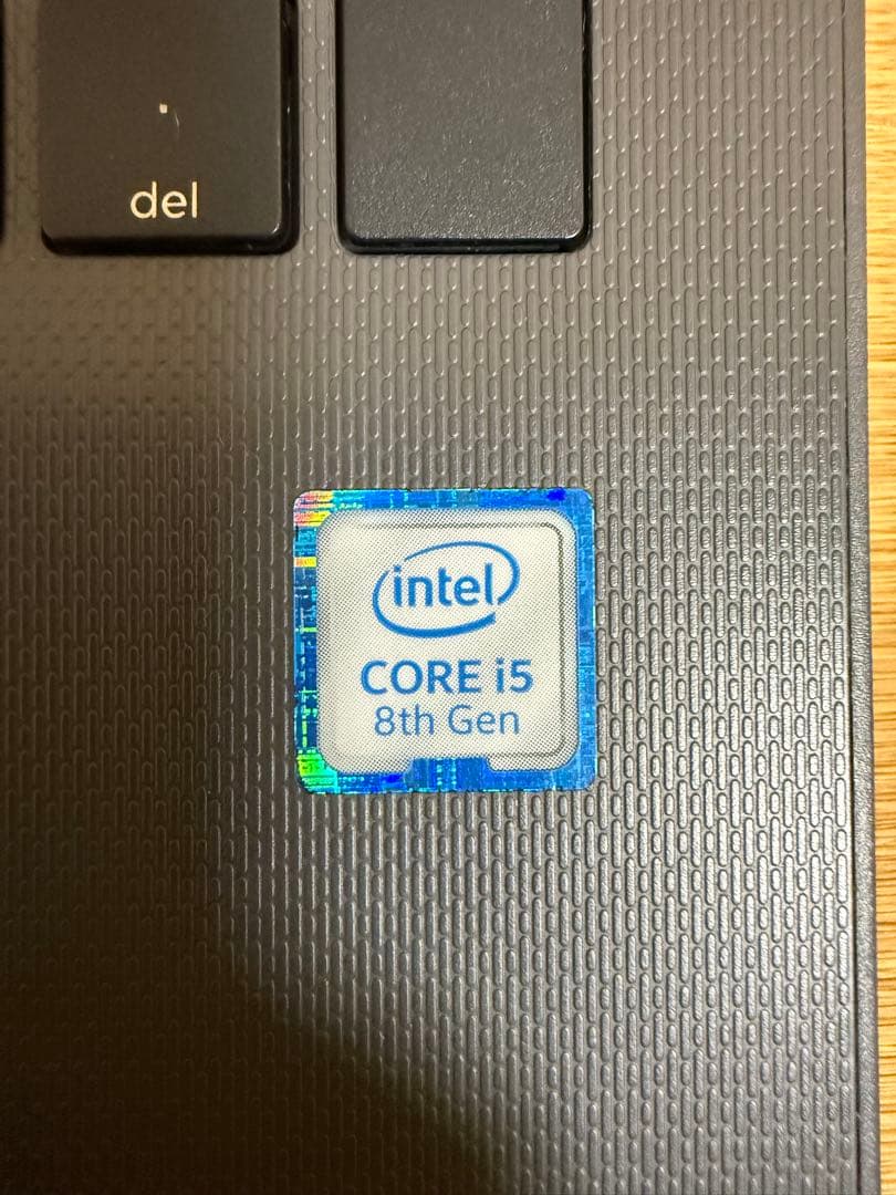 HP ノートパソコン Core i5第8世代。15.6イ ンチ。