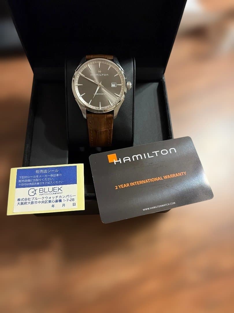 HAMILTON Jazzmaster シルバー/ブラウン