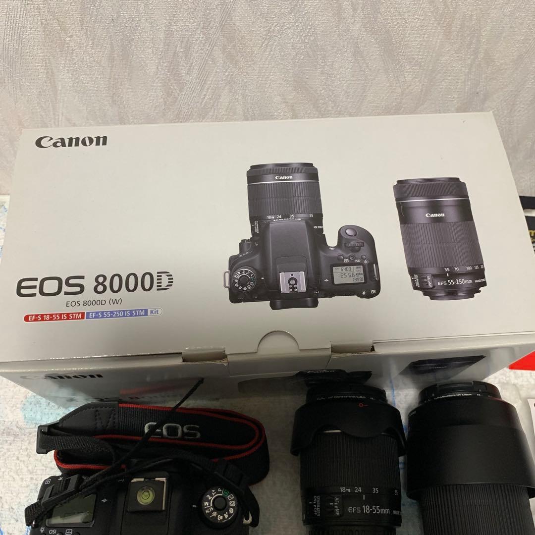 【CANON】EOS8000D【ダブルズームキット】いろいろセット