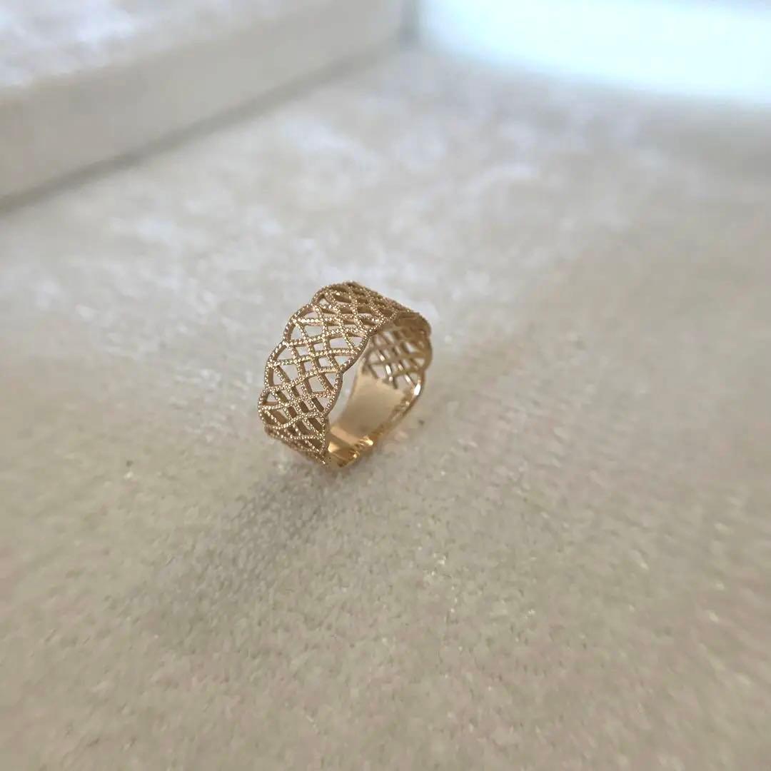 ルキナ K10 PG ピンクゴールド リング