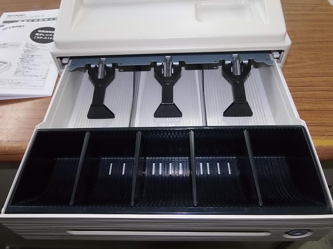 設定無料 SHARP XE-A147-W 8部門レジスター 250731